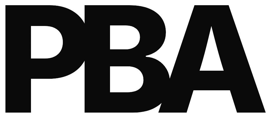 The PBA logo in ink